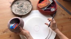 Мастер класс по валянию из кардочесаной шерсти для начинающих. Ваза, часть 1. Материалы + шаблон