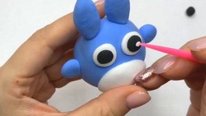 Елочные игрушки из ВОЗДУШНОГО пластилина в стиле КАВАИ // Очень ПРОСТО