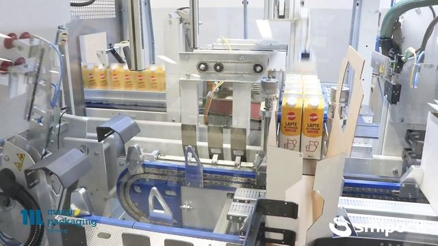 Автоматичне пакування коробів з молочною продукцією у форматі 5×2 на Smipack WPS 150R