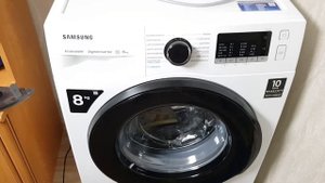 Распаковка — Стиральная машина Samsung WW80AAS26AE