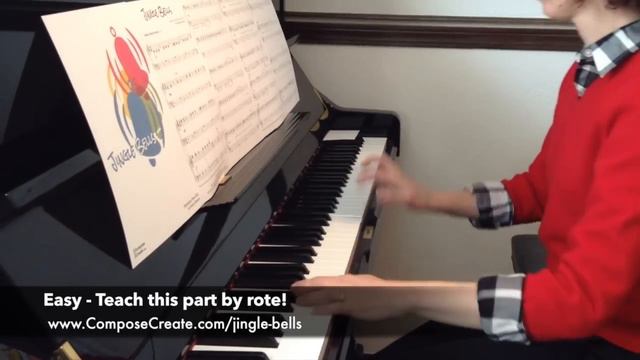 Jingle Bells - Easy but big piano arrangement смотреть онлайн