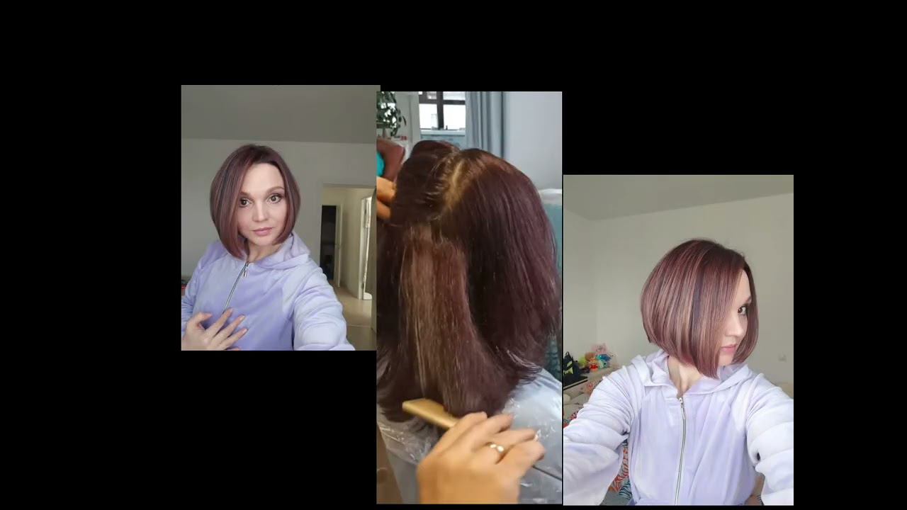 🌈Самая Быстрая ‼️Техника окрашивание Волос Шатуш, Начёс 👀Стрижка Боб Каре