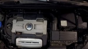 VW Touran 1,4 tsi 105 кВт работа двигателя