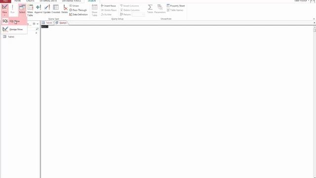 How to Code SQL in MS Access смотреть онлайн