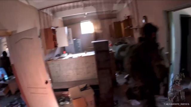 Работа Российских штурмовиков в Новосёловке Первой.