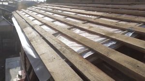 Ремонт кровли на веранде из металлочерепицы