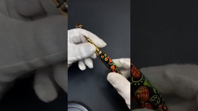 Перьевая ручка хохлома смотреть онлайн