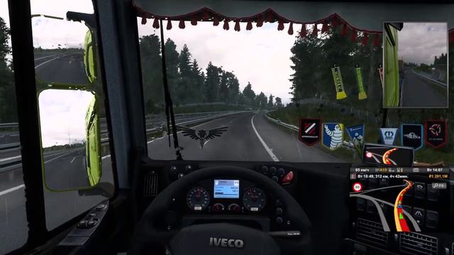 Euro Truck Simulator2 Поездка в Льеж