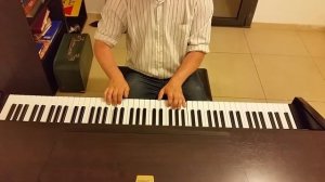 Ой, цветёт калина в поле у ручья - исполнение на пианино кавер