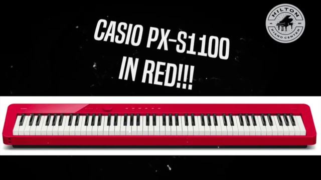 RED PIANO FOR VALENTINES DAY! CASIO PX-S1100 смотреть онлайн