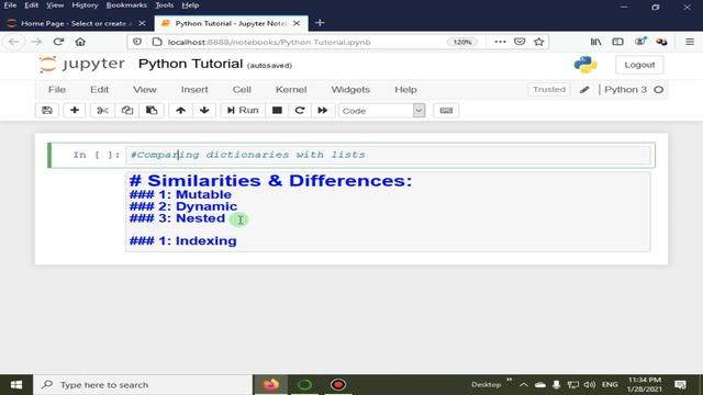 Lists VS Dictionary | Python 4 You | Lecture 165