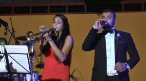 Savodh song sung by Jason accompanied by Delcy on trumpet