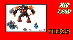 Набор LEGO Nexo knights 70325 альтернативная сборка Лавового зверя