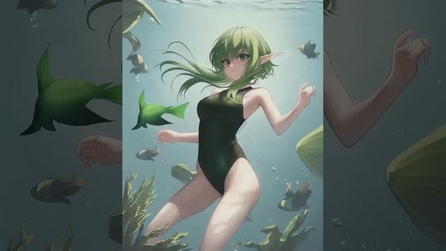 Эльфийки под водой