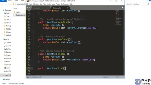 Full stack web developer course | lesson - 21 | (Part-23) | Complete PHP OOP