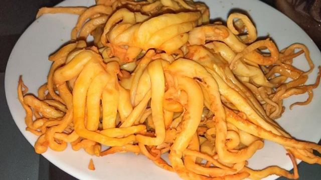 Копченые щупальца кальмара