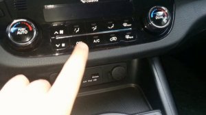 Стрекот климат-контроля на Kia sportage 2012