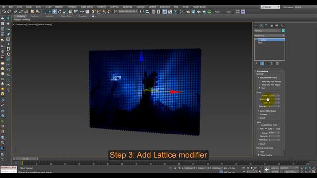 How to create led display in 3dsMax