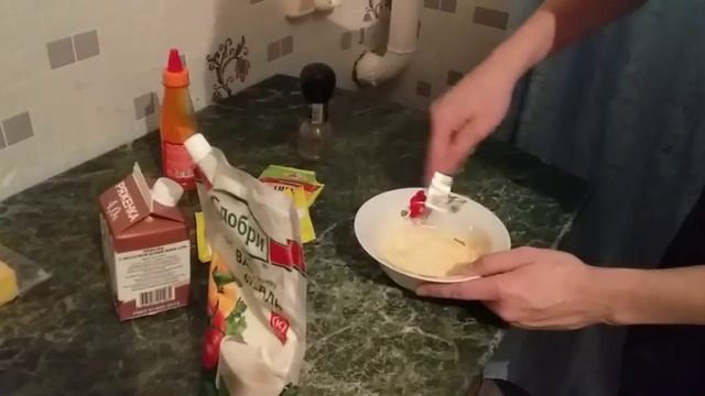 Жареные пельмени.Соус к ним!