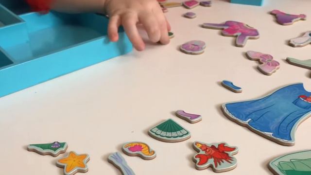 МАГНИТНАЯ ИГРА Melissa & Doug РУСАЛОЧКА АРИЭЛЬ и МИННИ МАУС ДИСНЕЙ Disney смотреть онлайн