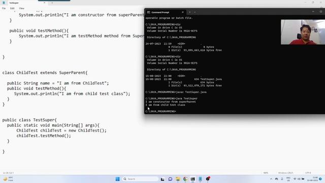 Java SE: Super keyword(super with constructor, variable, method)