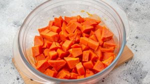 Молочная рисовая каша с тыквой