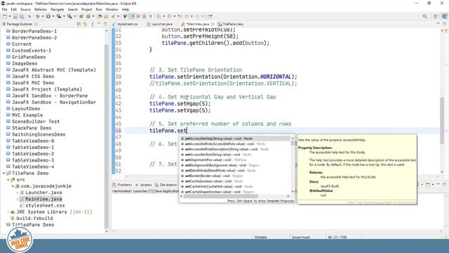 TilePane | JavaFX GUI Tutorial for Beginners