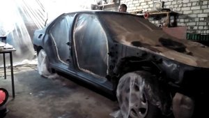 Результат покраски кузова Пежо 406