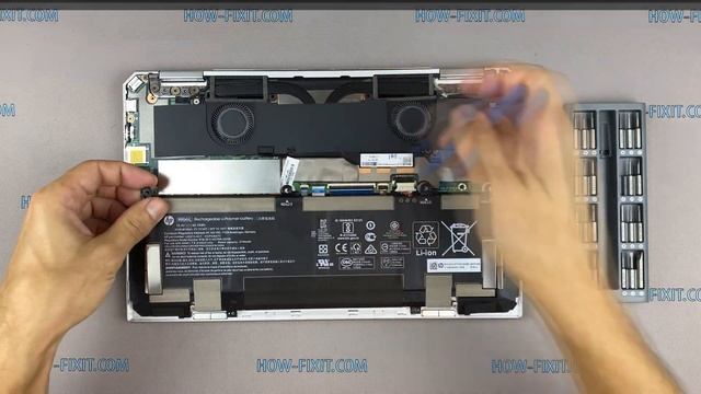 HP Spectre x360 13-aw0013dx Battery Replacement смотреть онлайн