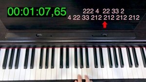 как научиться играть Cristal &  МОЁТ на пианино МНЕЬШЕ,чем за 3 МИНУТЫ