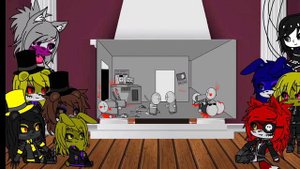 Реакция Фнафа 4 анимы на - Madness Combat 4 Apotheosis.