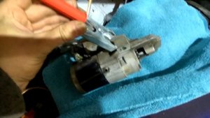 Проверка стартера Мазда 6 gh #1. Втягивающее.