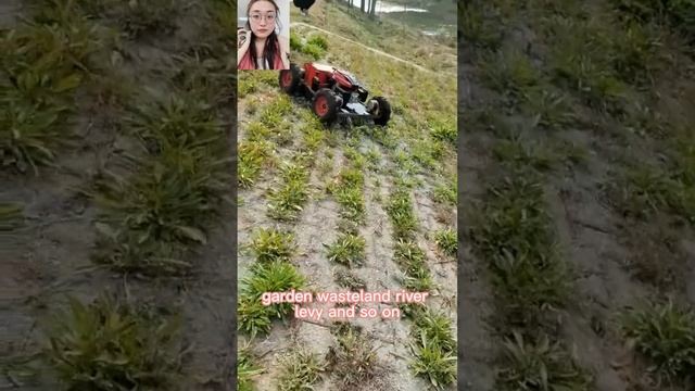 gasoline engine electric motor driven self-charging battery powered RC bush trimmer