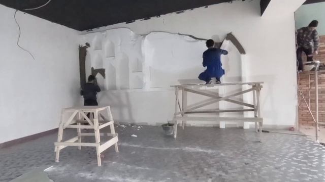 Декоративная стена своими руками. часть 1 смотреть онлайн