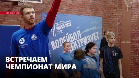В Сосновом Бору игроки «Динамо Ленинградская область» провели мастер-класс для учеников 9-й школы