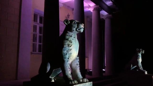Фестиваль Круг света 2018, Москва, Коломенское, Львы у Дворцового павильона смотреть онлайн