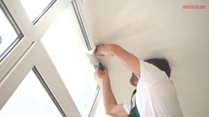 Монтаж натяжного потолка на балконе | Quickceiling