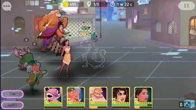 Прохождение Главы 53 в обычной кампании в игре Disney Heroes: Battle Mode. смотреть онлайн