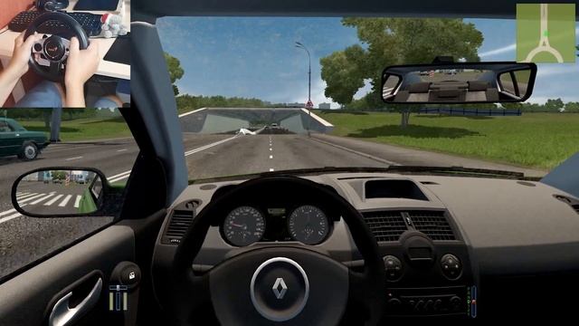 Renault Megane.City Car Driving[Steering wheel gameplay] #citycardriving #simulator #renaultmegane смотреть онлайн