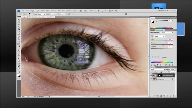 changing eye color photoshop CS4(tagalog) смотреть онлайн