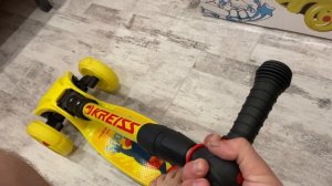 Самокат трехколёсный “kreiss” 3+