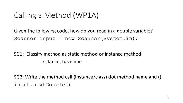 Writing Methods - Call Scanner Method (Java) смотреть онлайн