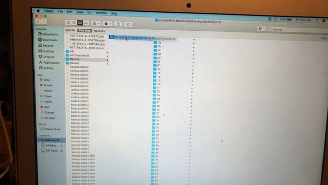 MacBook Air Memory Issue  Delete Backup