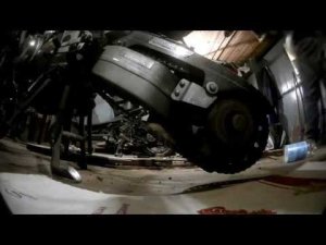 Снимаю амортизатор HONDA BROS 650.