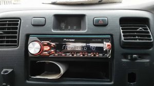 Автомагнитола Pioneer MVH-280FD и динамики Pioneer TS-G1720F. Тест. Test.