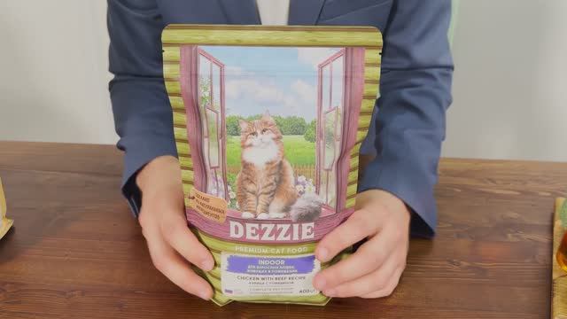 DEZZIE Indoor Adult Cat Сухой корм для взрослых кошек, живущих в помещении Курица с Говядиной