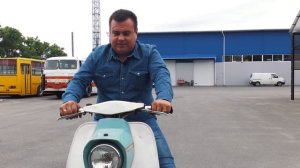 Новая Вятка Электрон. ПОЕХАЛИ. Крутой советский мотороллер.