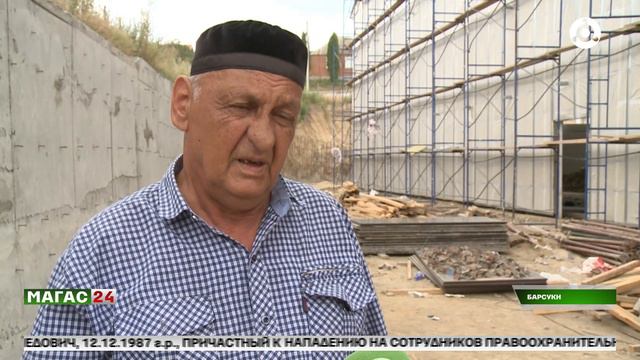 Первый физкультурно -оздоровительный комплекс возводят в селении Барсуки.