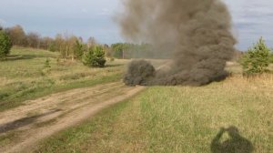 Дымовая шашка РДГ 2Ч / Soviet black smoke signal