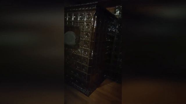 Банная печь с изразцами из кирпича. Приехали попариться и показать хозяину как правильно топить печ смотреть онлайн